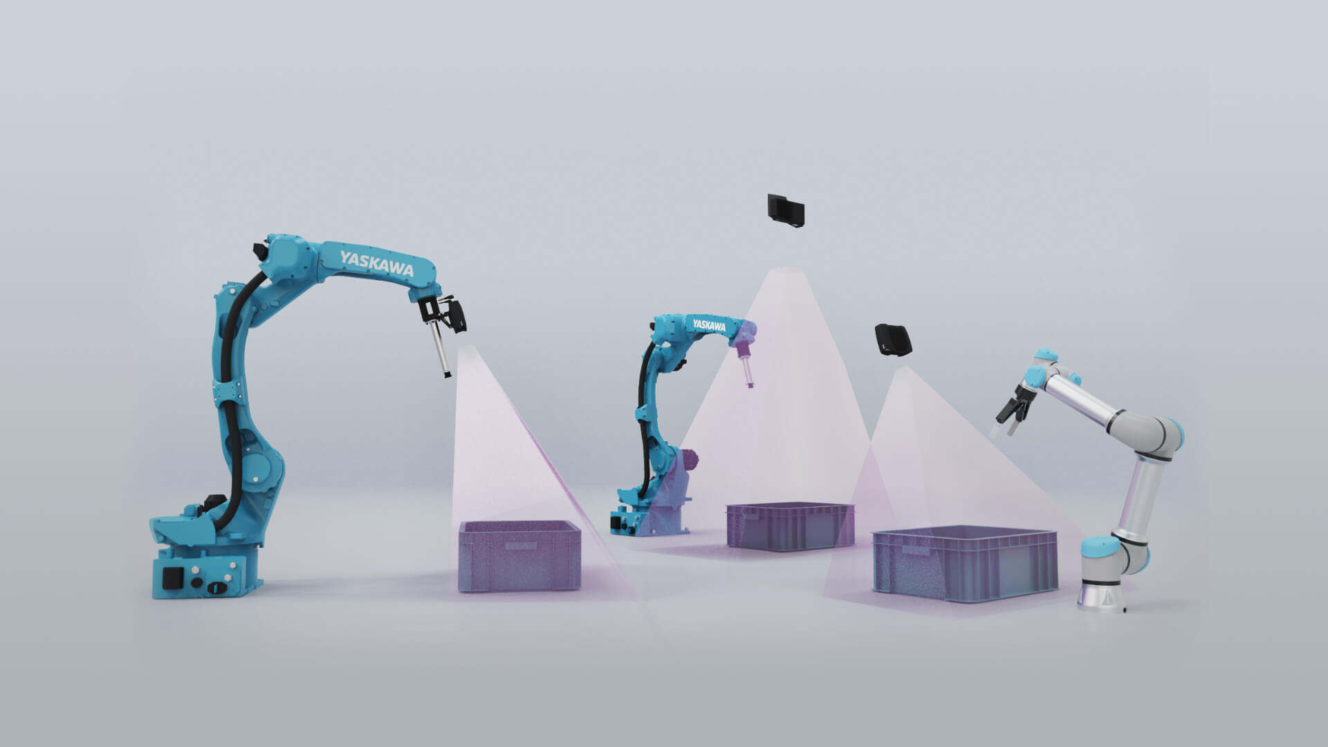 Zivid industrial 3D depth camera used with collaborative and industrial robots